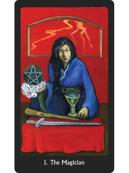 Visionary Woman Tarot kortos Weiser Books 6