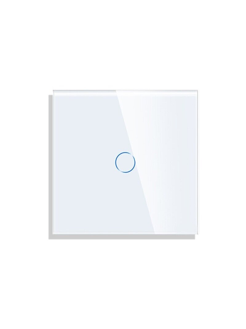 Vienpolis sensorinis jungiklio dangtelis Feelspot, baltas, 47x47mm Vienpolis sensorinis jungiklio dangtelis Feelspot, baltas, 47x47mm
