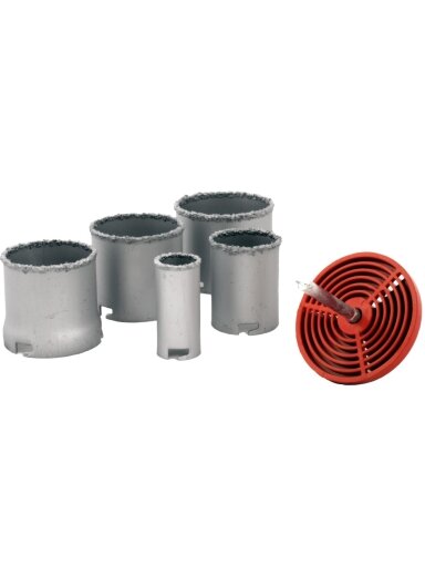 Volframo - karbido gręžimo karūna 73 mm
