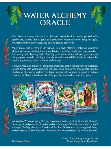 Water Alchemy Oracle kortos Findhorn Press