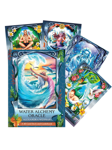 Water Alchemy Oracle kortos Findhorn Press