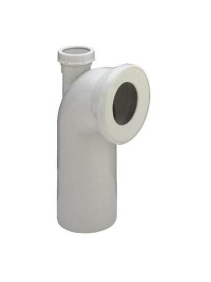WC pajungimo alkūnė 90* su 50 mm pajungimo atšaka, 100x230x50 WC pajungimo alkūnė 90* su 50 mm pajungimo atšaka, 100x230x50