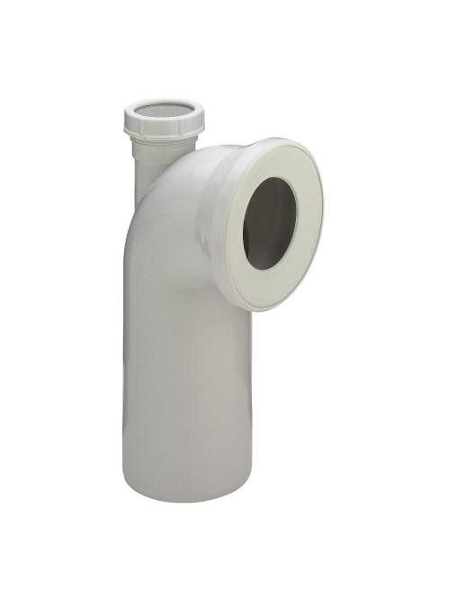 WC pajungimo alkūnė 90* su 50 mm pajungimo atšaka, 100x230x50 WC pajungimo alkūnė 90* su 50 mm pajungimo atšaka, 100x230x50