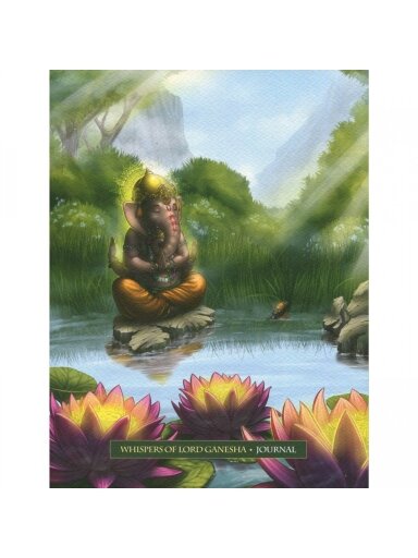 Whispers of Lord Ganesha journal užrašinė Blue Angel