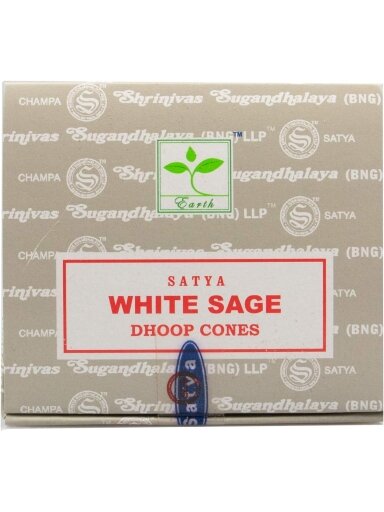 White Sage kūginiai smilkalai Satya