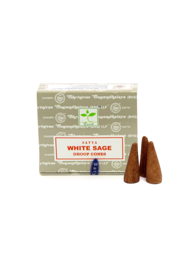 White Sage kūginiai smilkalai Satya