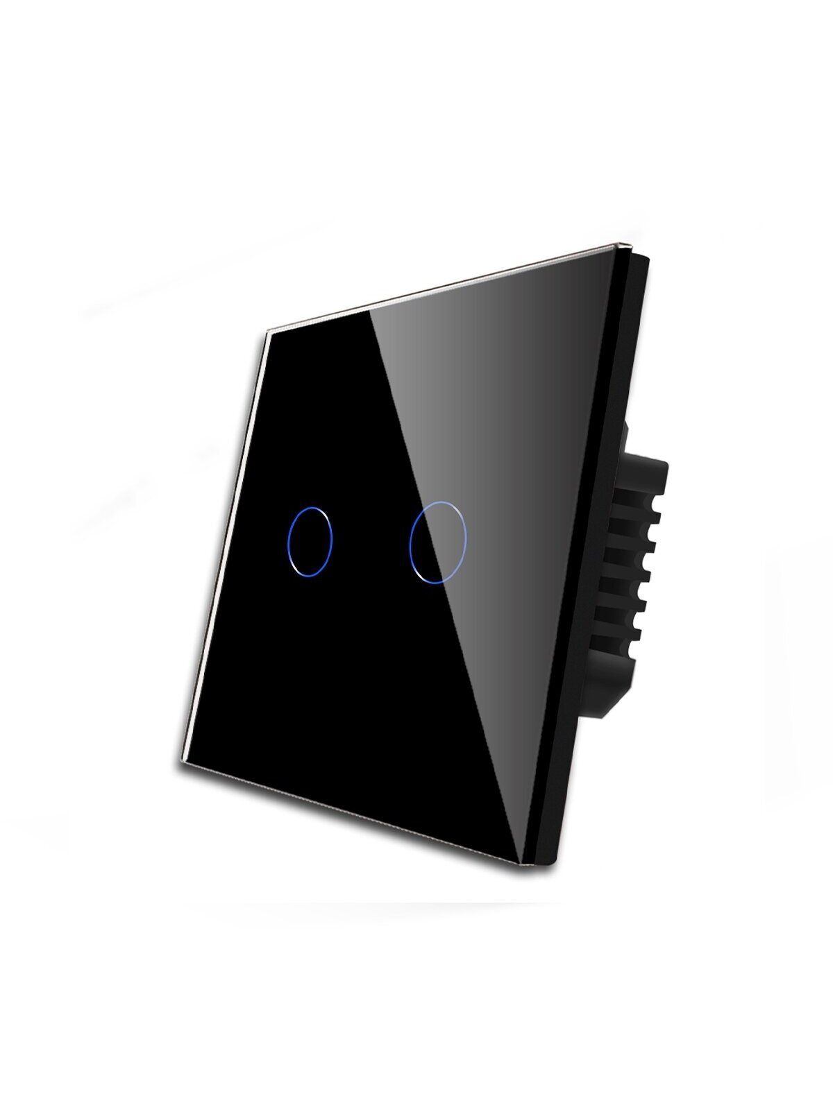 WiFi dvipolis sensorinis jungiklis Feelspot, juodas 600W 2