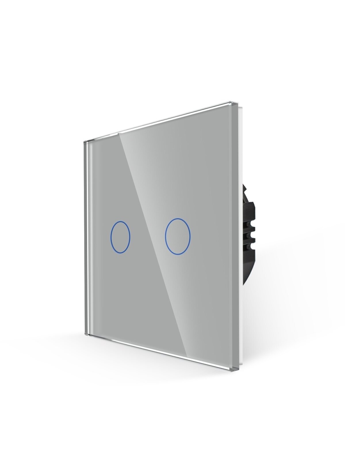 WiFi dvipolis sensorinis jungiklis Feelspot, pilkas 600W 1 WiFi dvipolis sensorinis jungiklis Feelspot, pilkas 600W 1