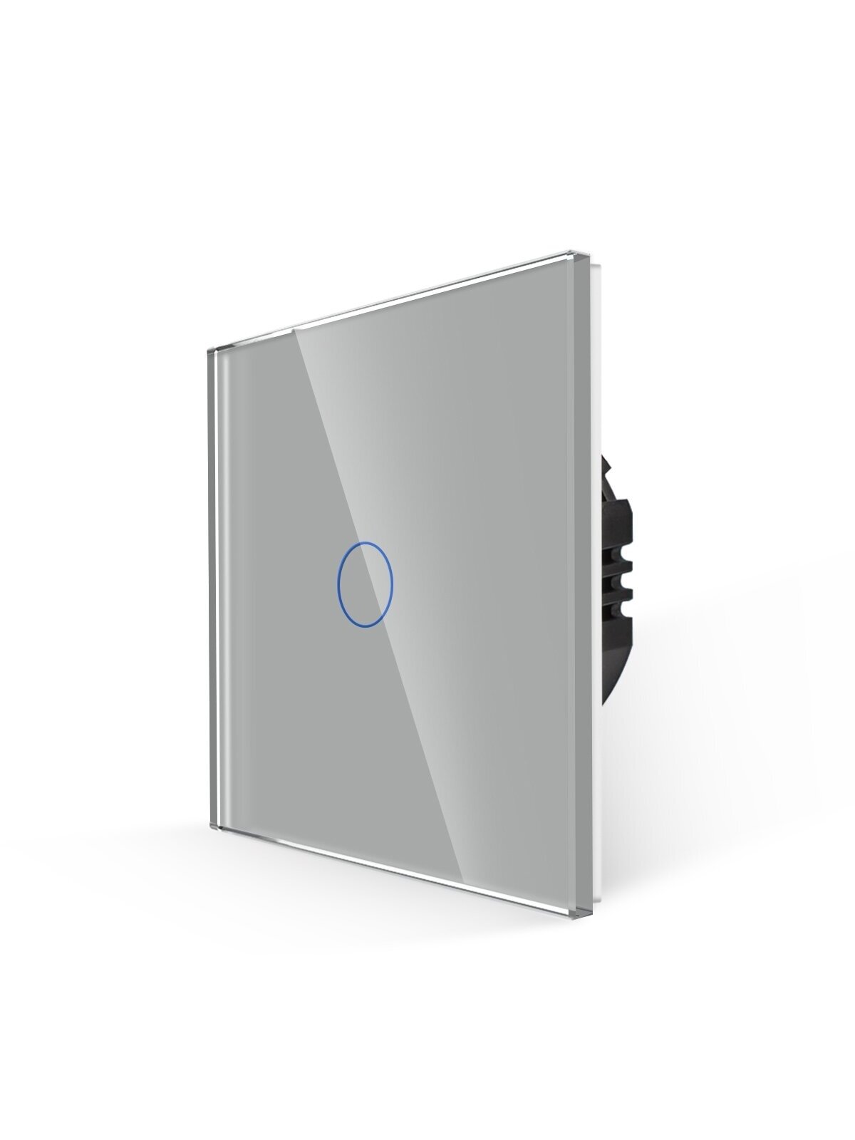 WiFi vienpolis sensorinis jungiklis Feelspot, pilkas 600W 1 WiFi vienpolis sensorinis jungiklis Feelspot, pilkas 600W 1