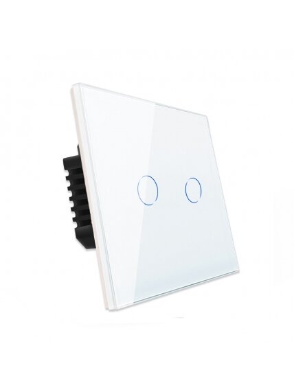 WiFi dvipolis sensorinis jungiklis Feelspot, baltas 600W 3