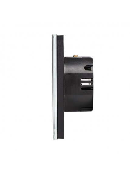 WiFi dvipolis sensorinis jungiklis Feelspot, juodas 600W 5