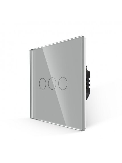 WiFi tripolis sensorinis jungiklis Feelspot, pilkas 600W 1