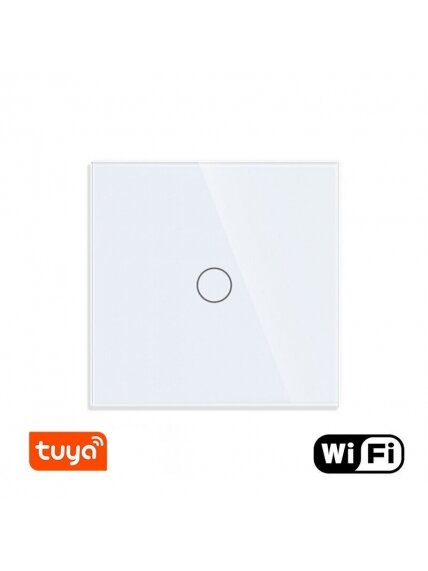 WiFi vienpolis sensorinis jungiklis Feelspot, baltas 600W