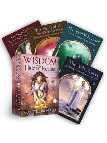 Wisdom of the Hidden Realms Oracle kortos Hay House