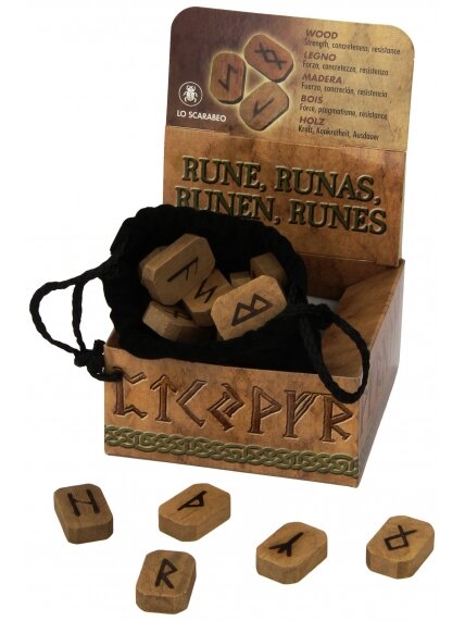 Wooden runos (medinės) Lo Scarabeo
