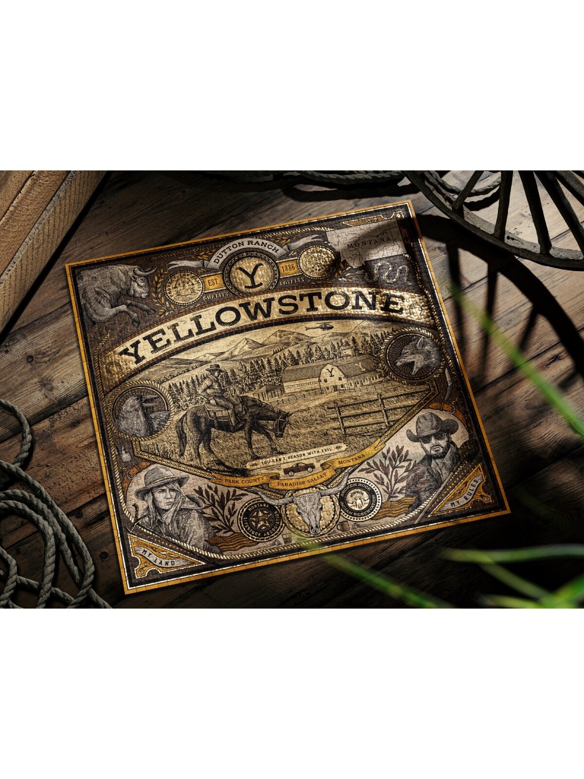 Yellowstone dėlionė 1000 detalių Theory11 4 Yellowstone dėlionė 1000 detalių Theory11 4