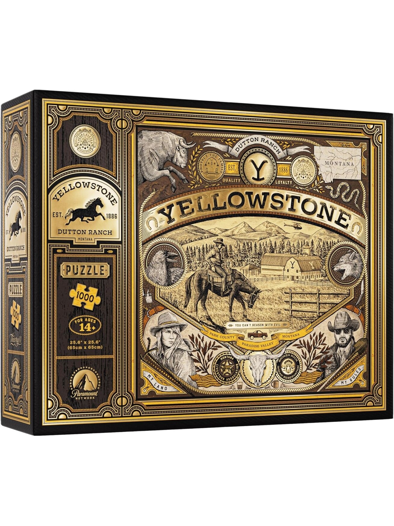 Yellowstone dėlionė 1000 detalių Theory11