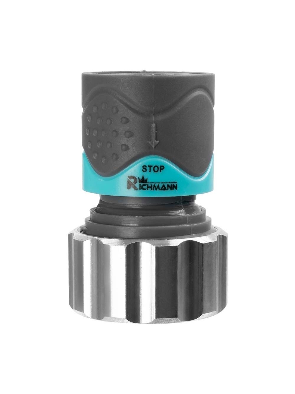 Žarnos jungtis ABS/ALU 3/4" Stop-system Žarnos jungtis ABS/ALU 3/4" Stop-system