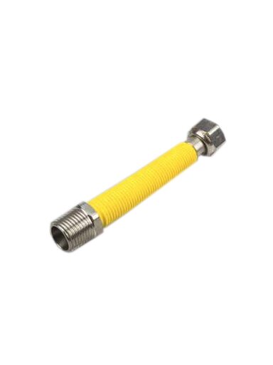 Žarna dujoms nerūd.plieno 22-42cm 3/4 v/iš.