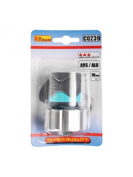Žarnos jungtis ABS/ALU 3/4" Richmann 2