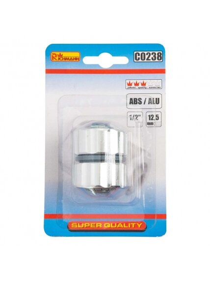 Žarnos sujungimas ABS/ALU 1/2" 2