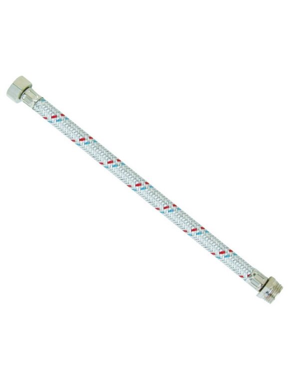 Žarnelė nerūd. plieno E003-5 sriegis F1/2 v./iš. 250cm Žarnelė nerūd. plieno E003-5 sriegis F1/2 v./iš. 250cm