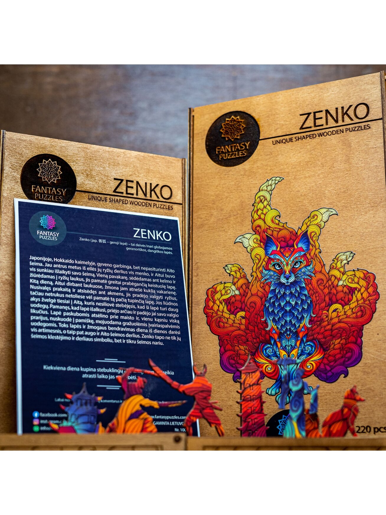 Zenko Dėlionė Iš Medžio M Dydis (120 detalių) Fantasy Puzzles 10