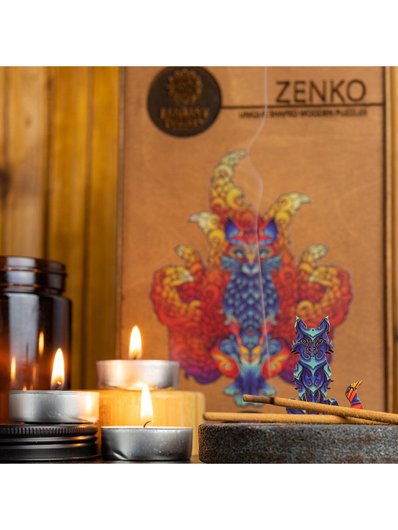 Zenko Dėlionė Iš Medžio M Dydis (120 detalių) Fantasy Puzzles 8 Zenko Dėlionė Iš Medžio M Dydis (120 detalių) Fantasy Puzzles 8